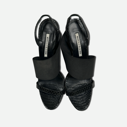 Manolo Blahnik Vintage Snakeskin Heels